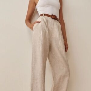 Reformation Vesta Pants - Oatmeal 10